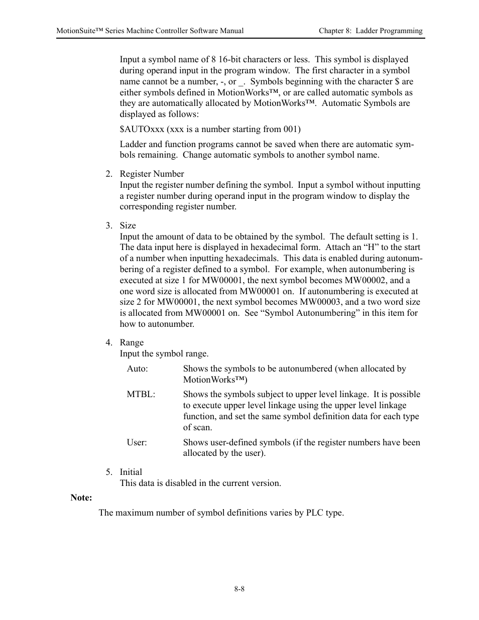 Yaskawa MotionSuite Series Machine Controller Software Manual User Manual | Page 256 / 461