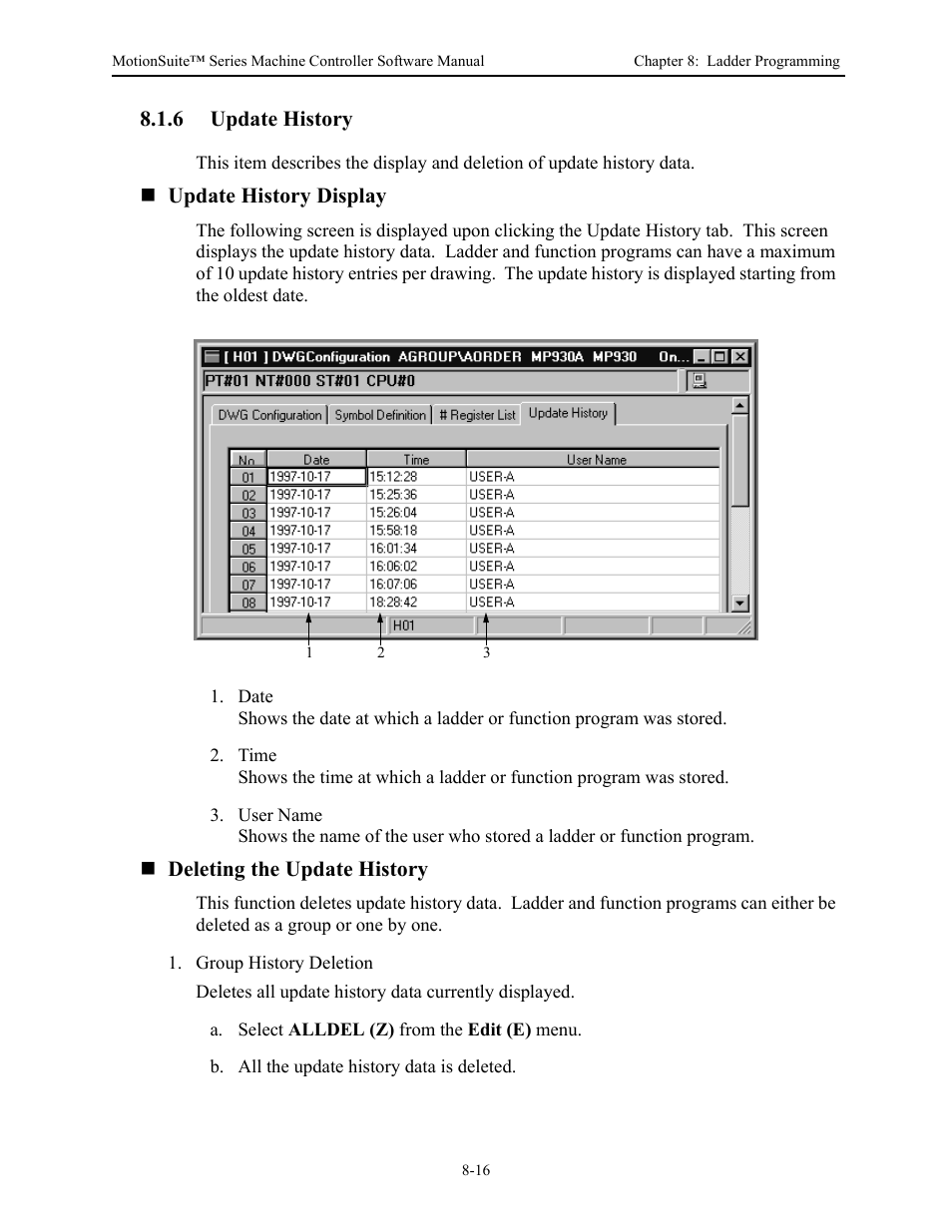 Yaskawa MotionSuite Series Machine Controller Software Manual User Manual | Page 264 / 461