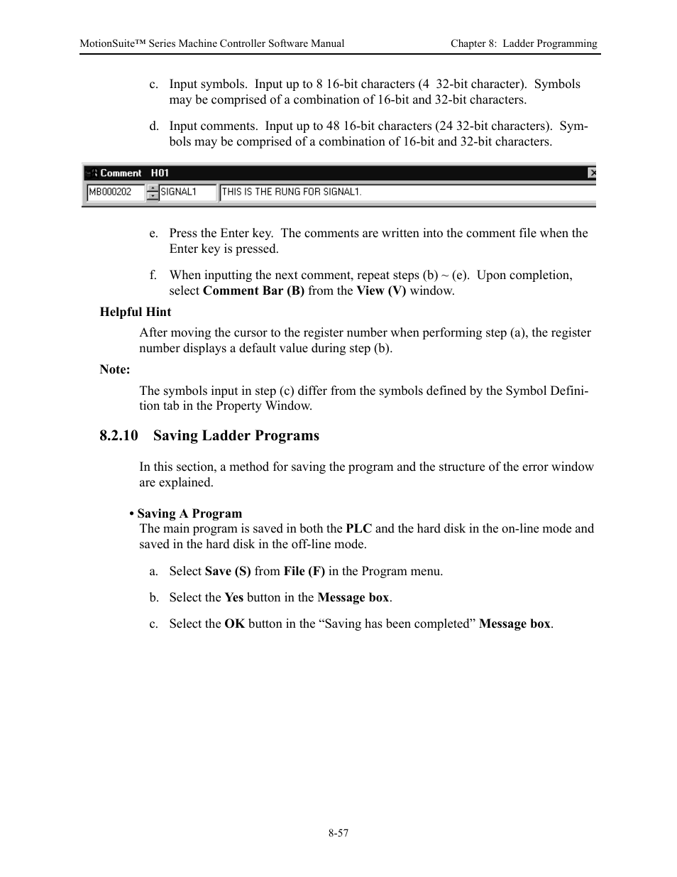 Yaskawa MotionSuite Series Machine Controller Software Manual User Manual | Page 305 / 461