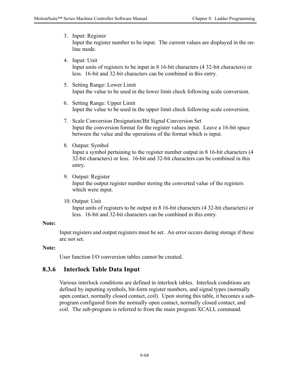 Yaskawa MotionSuite Series Machine Controller Software Manual User Manual | Page 316 / 461