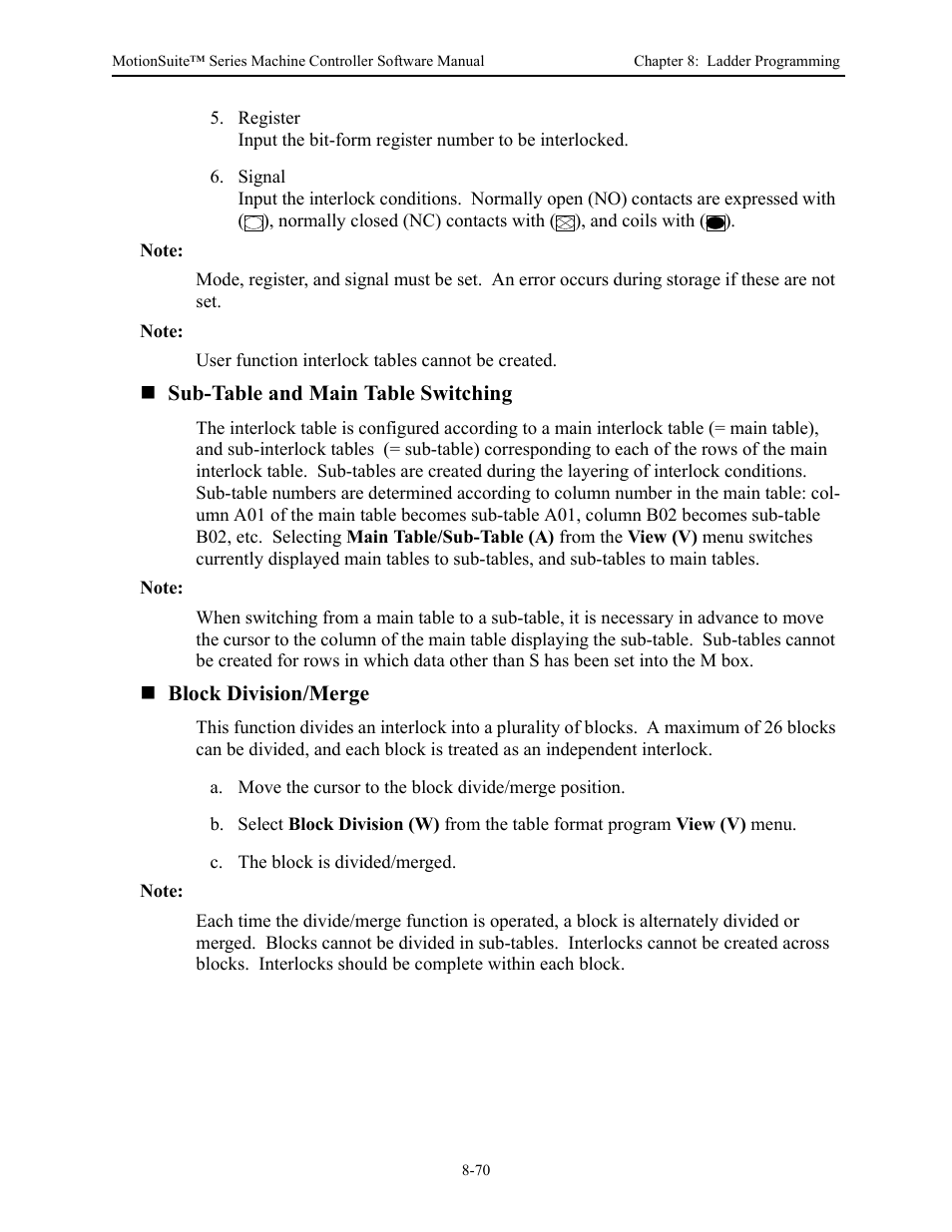 Yaskawa MotionSuite Series Machine Controller Software Manual User Manual | Page 318 / 461