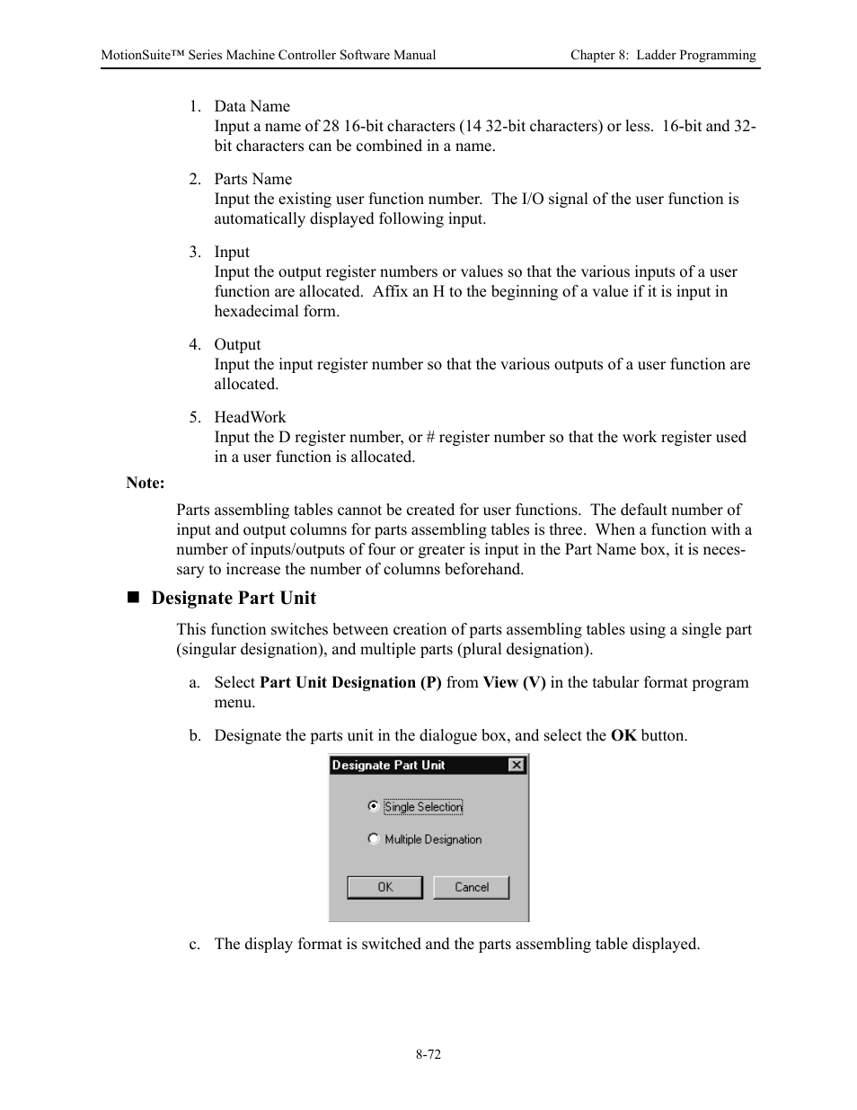 Yaskawa MotionSuite Series Machine Controller Software Manual User Manual | Page 320 / 461
