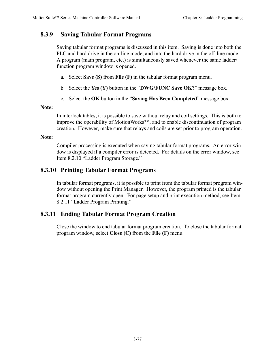 Yaskawa MotionSuite Series Machine Controller Software Manual User Manual | Page 325 / 461