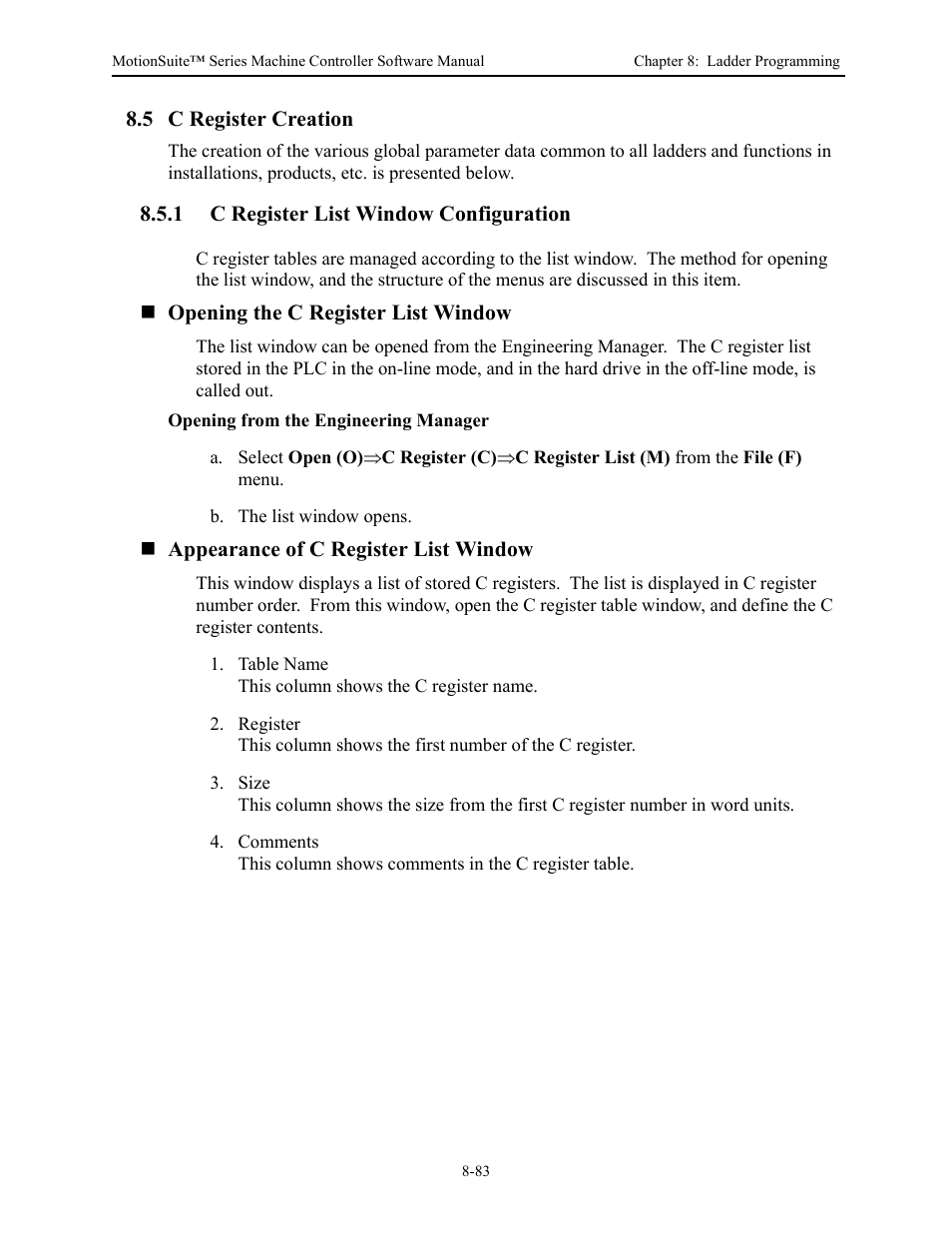 Yaskawa MotionSuite Series Machine Controller Software Manual User Manual | Page 331 / 461
