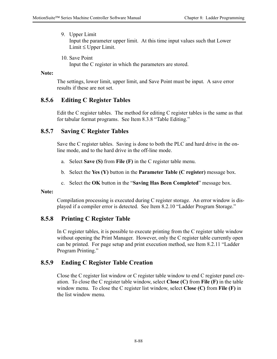 Yaskawa MotionSuite Series Machine Controller Software Manual User Manual | Page 336 / 461
