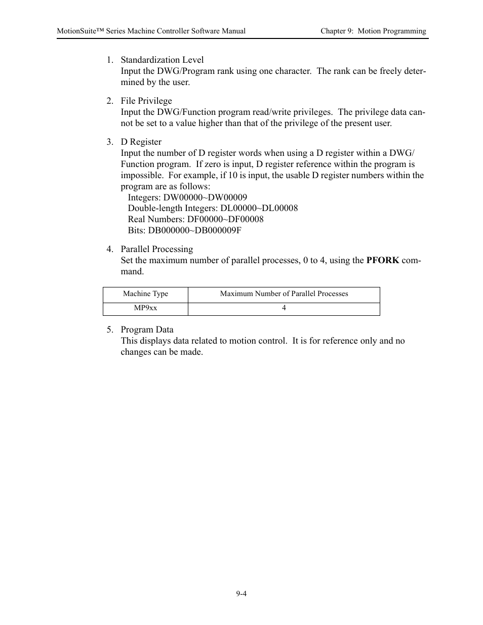 Yaskawa MotionSuite Series Machine Controller Software Manual User Manual | Page 356 / 461