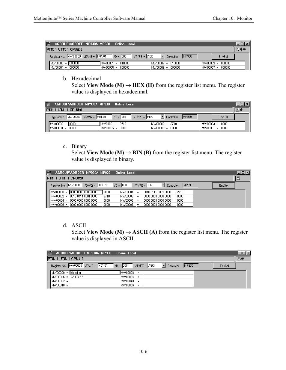 Yaskawa MotionSuite Series Machine Controller Software Manual User Manual | Page 380 / 461