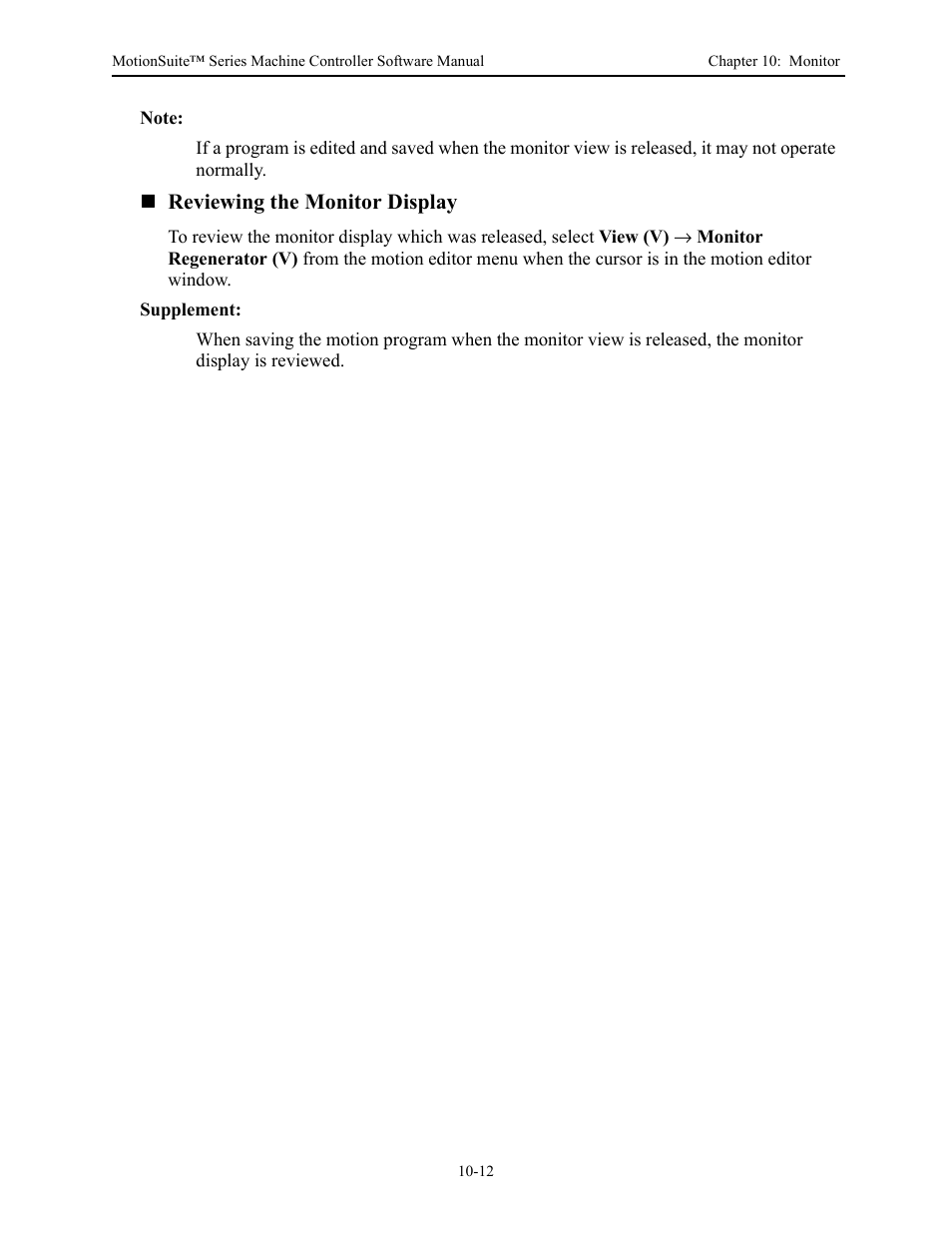 Reviewing the monitor display | Yaskawa MotionSuite Series Machine Controller Software Manual User Manual | Page 386 / 461