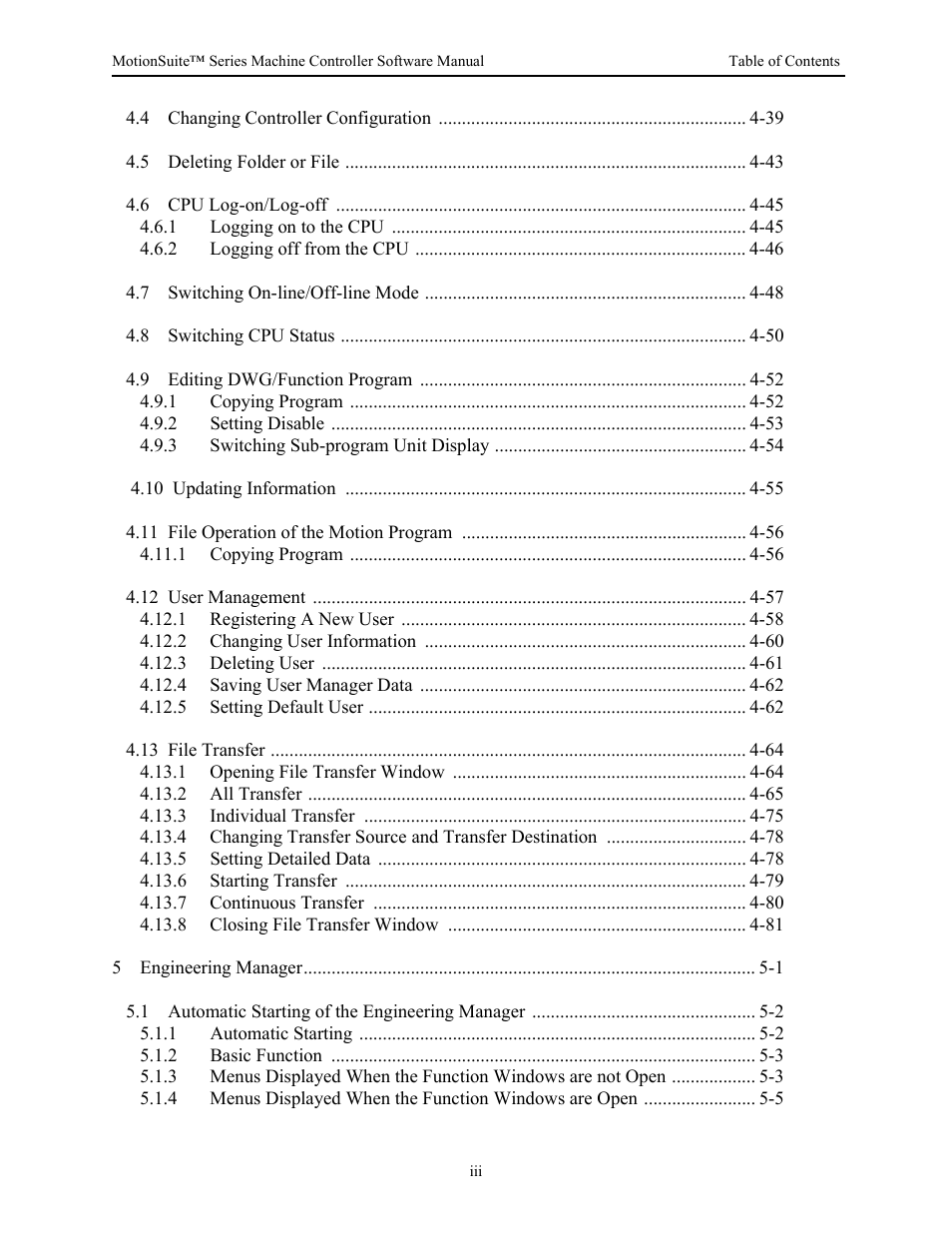 Yaskawa MotionSuite Series Machine Controller Software Manual User Manual | Page 4 / 461