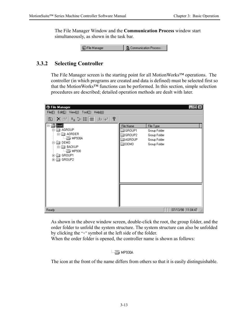 2 selecting controller | Yaskawa MotionSuite Series Machine Controller Software Manual User Manual | Page 46 / 461