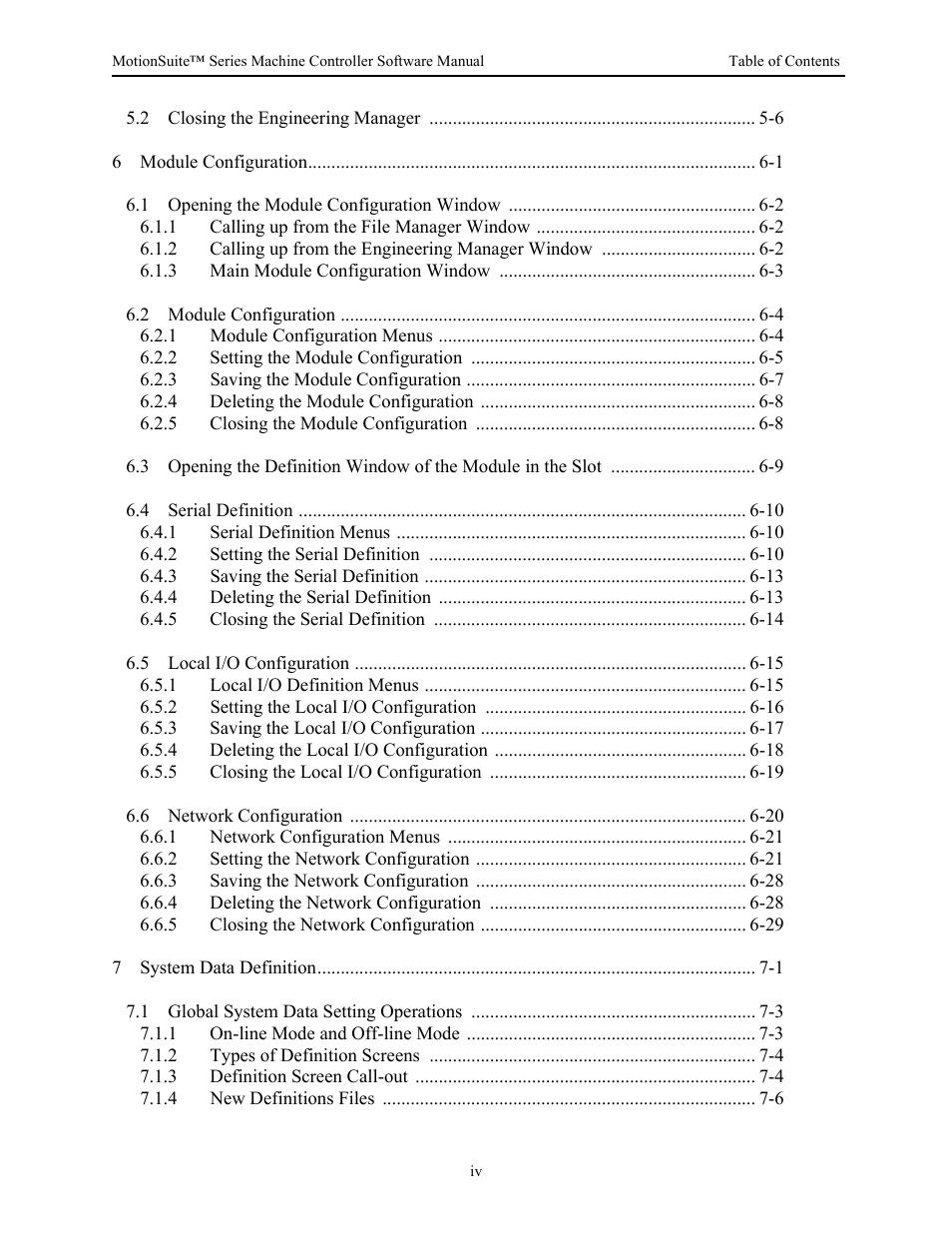 Yaskawa MotionSuite Series Machine Controller Software Manual User Manual | Page 5 / 461