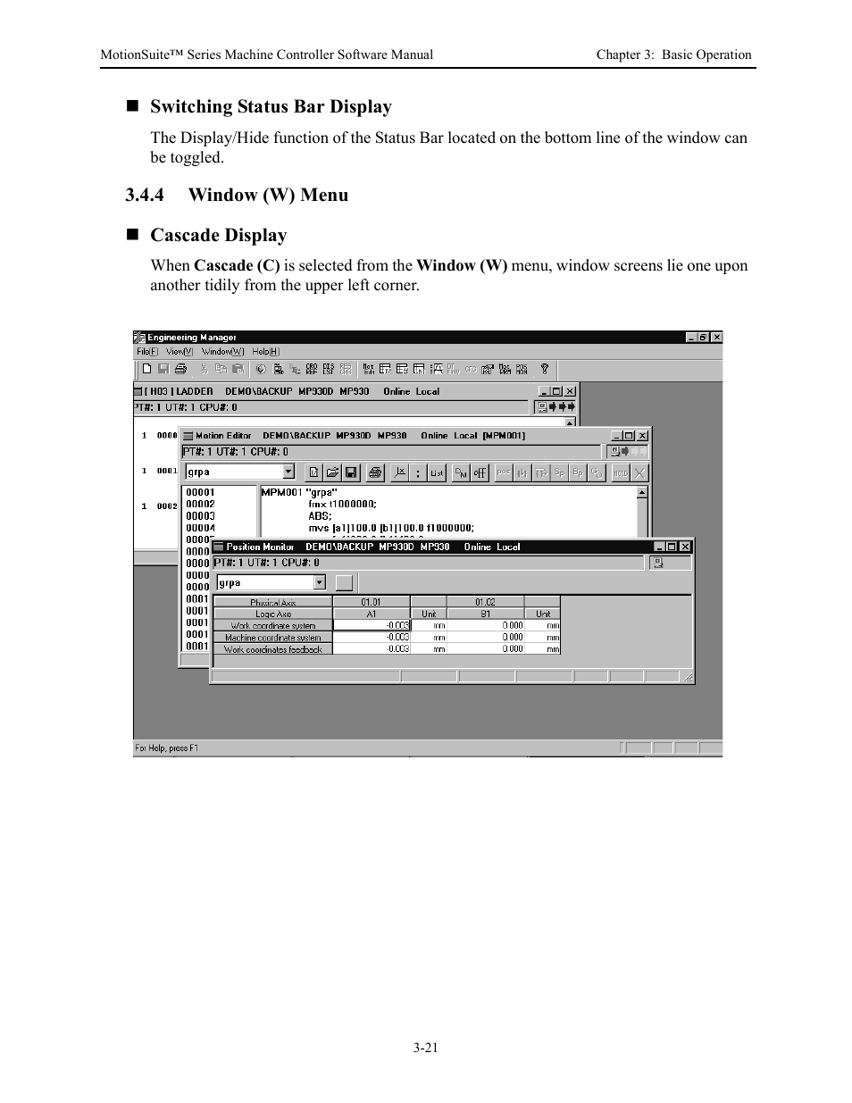 Yaskawa MotionSuite Series Machine Controller Software Manual User Manual | Page 54 / 461