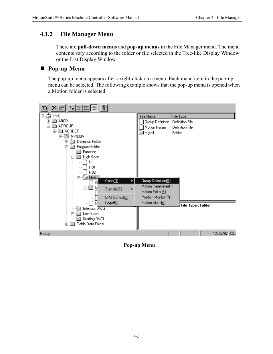 Yaskawa MotionSuite Series Machine Controller Software Manual User Manual | Page 62 / 461