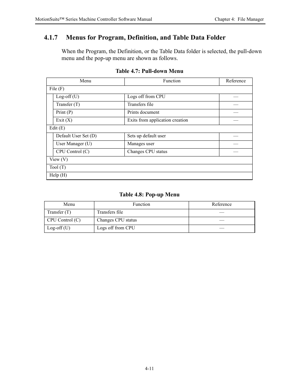 Yaskawa MotionSuite Series Machine Controller Software Manual User Manual | Page 68 / 461