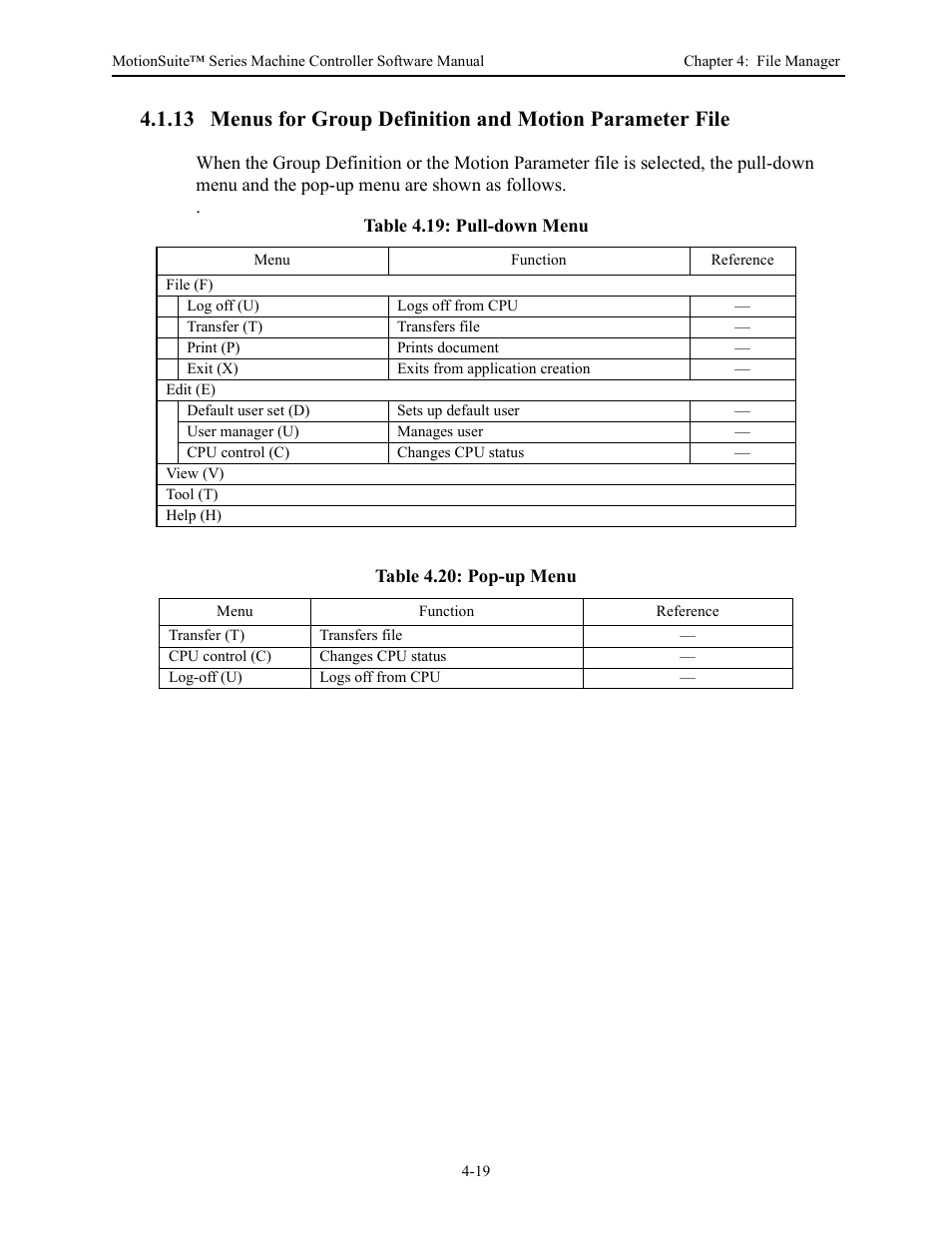 Yaskawa MotionSuite Series Machine Controller Software Manual User Manual | Page 76 / 461