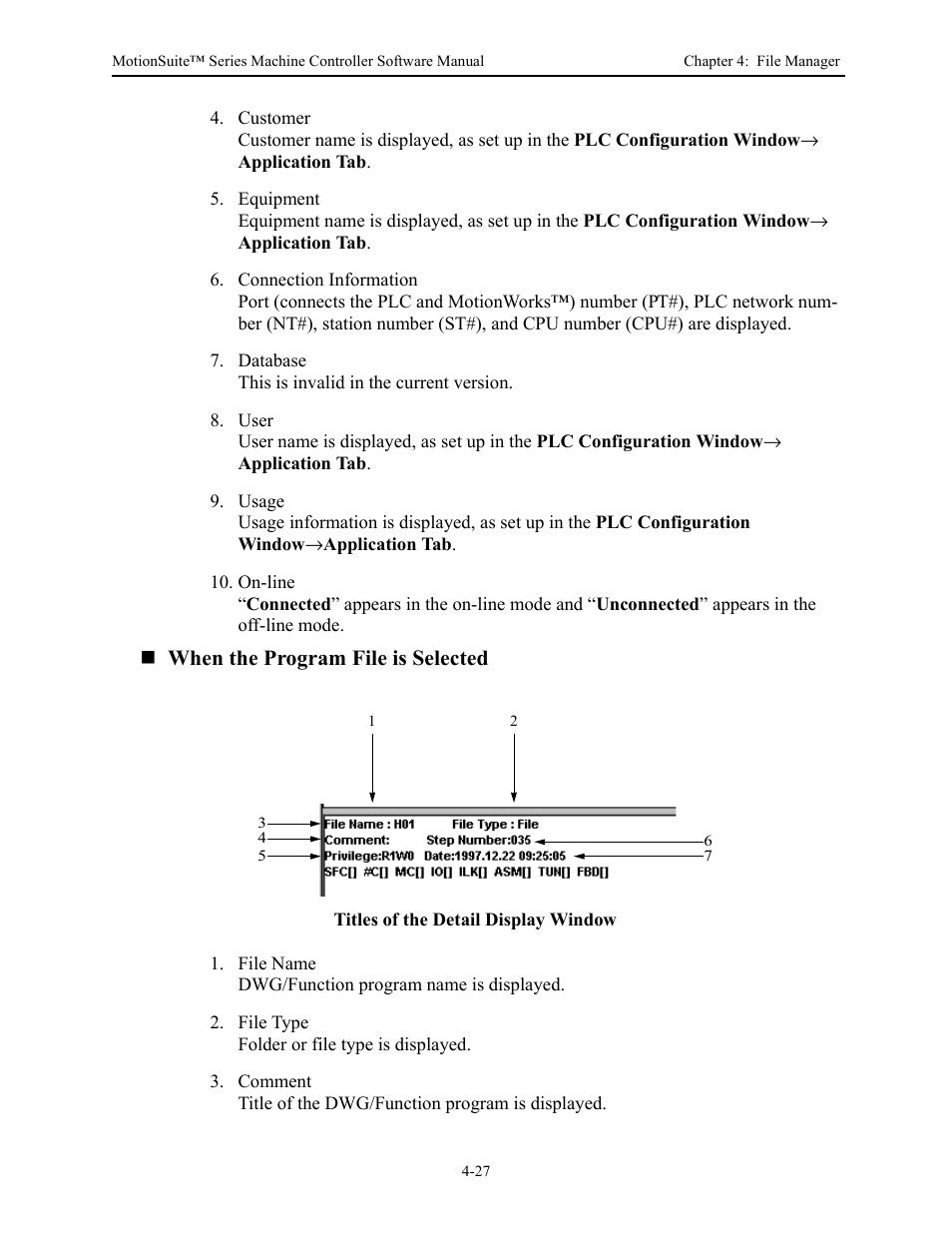 When the program file is selected | Yaskawa MotionSuite Series Machine Controller Software Manual User Manual | Page 84 / 461