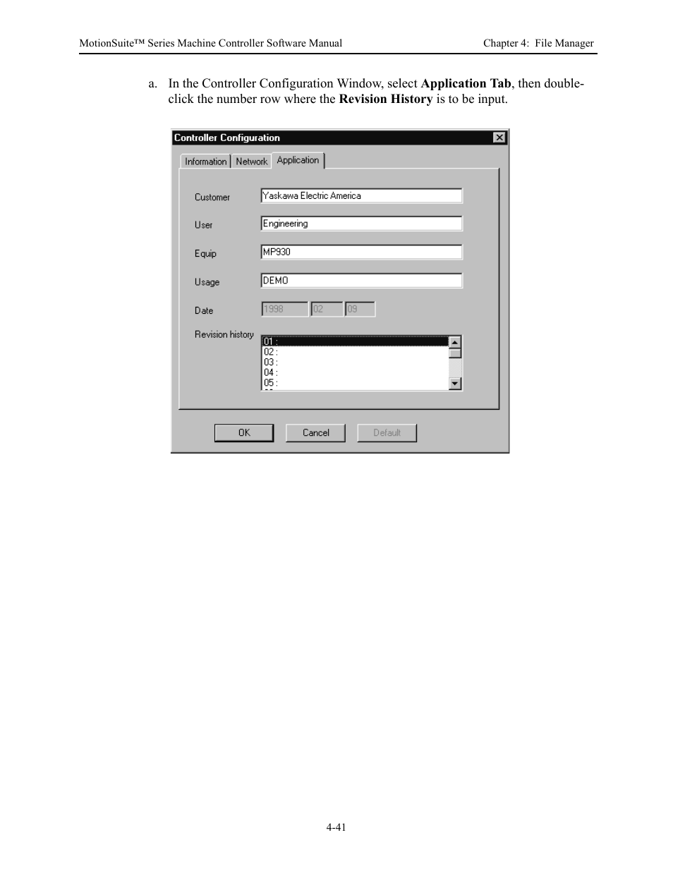 Yaskawa MotionSuite Series Machine Controller Software Manual User Manual | Page 98 / 461