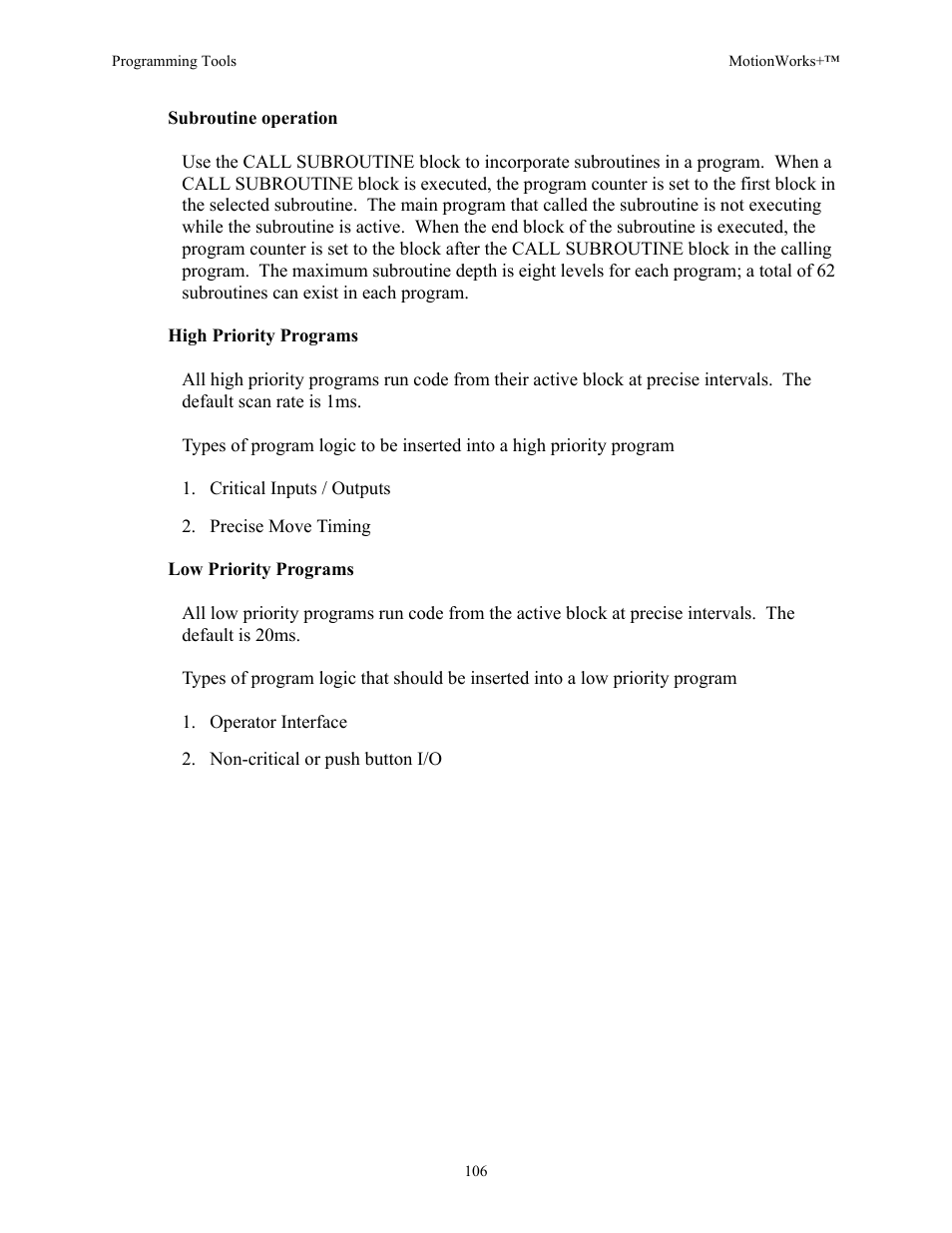 Yaskawa MotionWorks+ Windows Software User Manual | Page 112 / 235