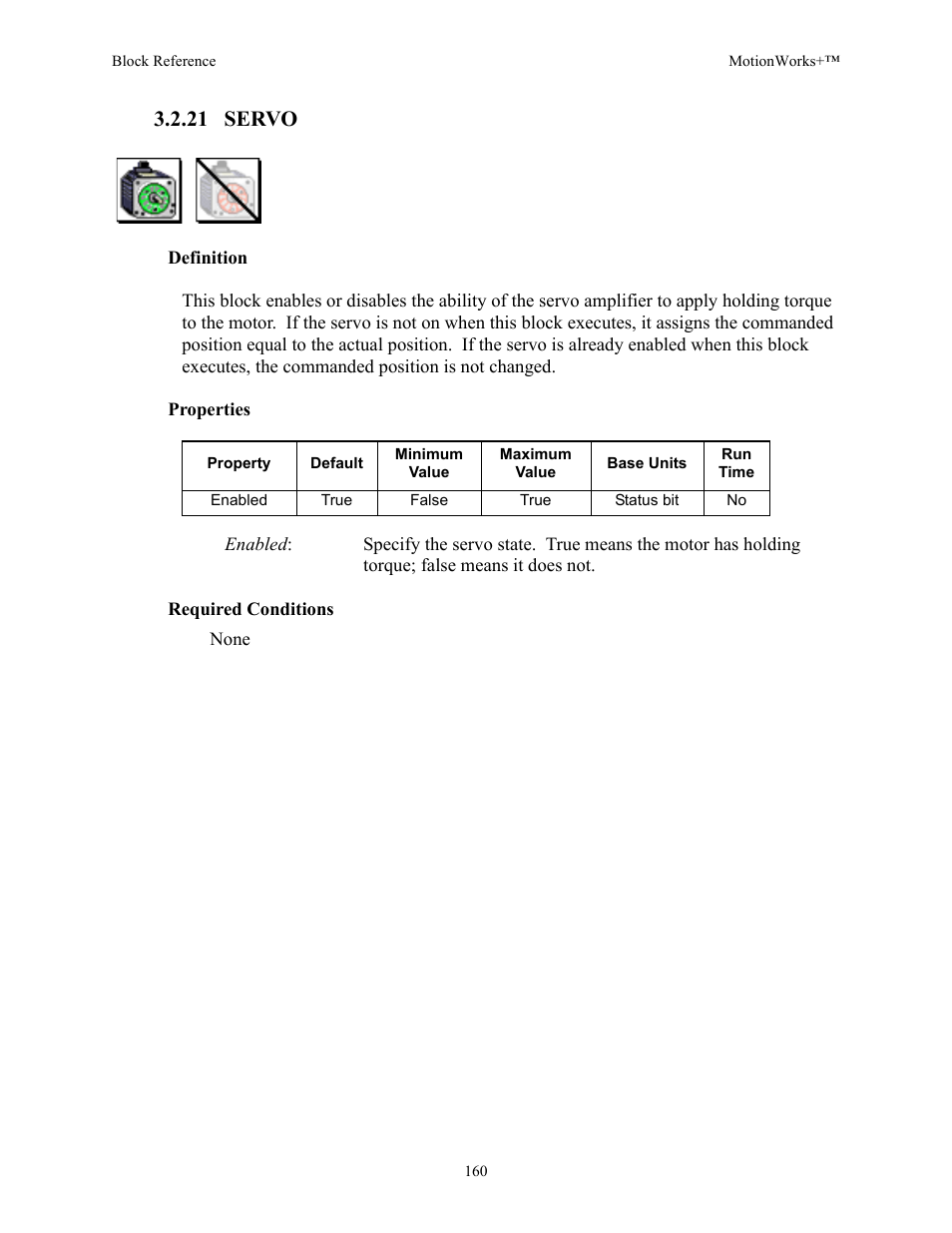 21 servo | Yaskawa MotionWorks+ Windows Software User Manual | Page 166 / 235