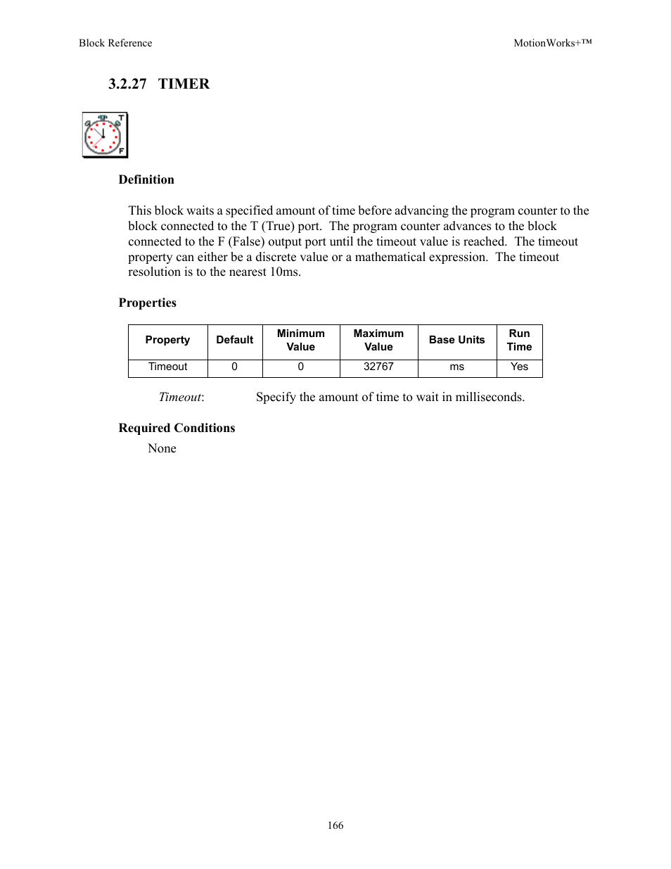 27 timer | Yaskawa MotionWorks+ Windows Software User Manual | Page 172 / 235