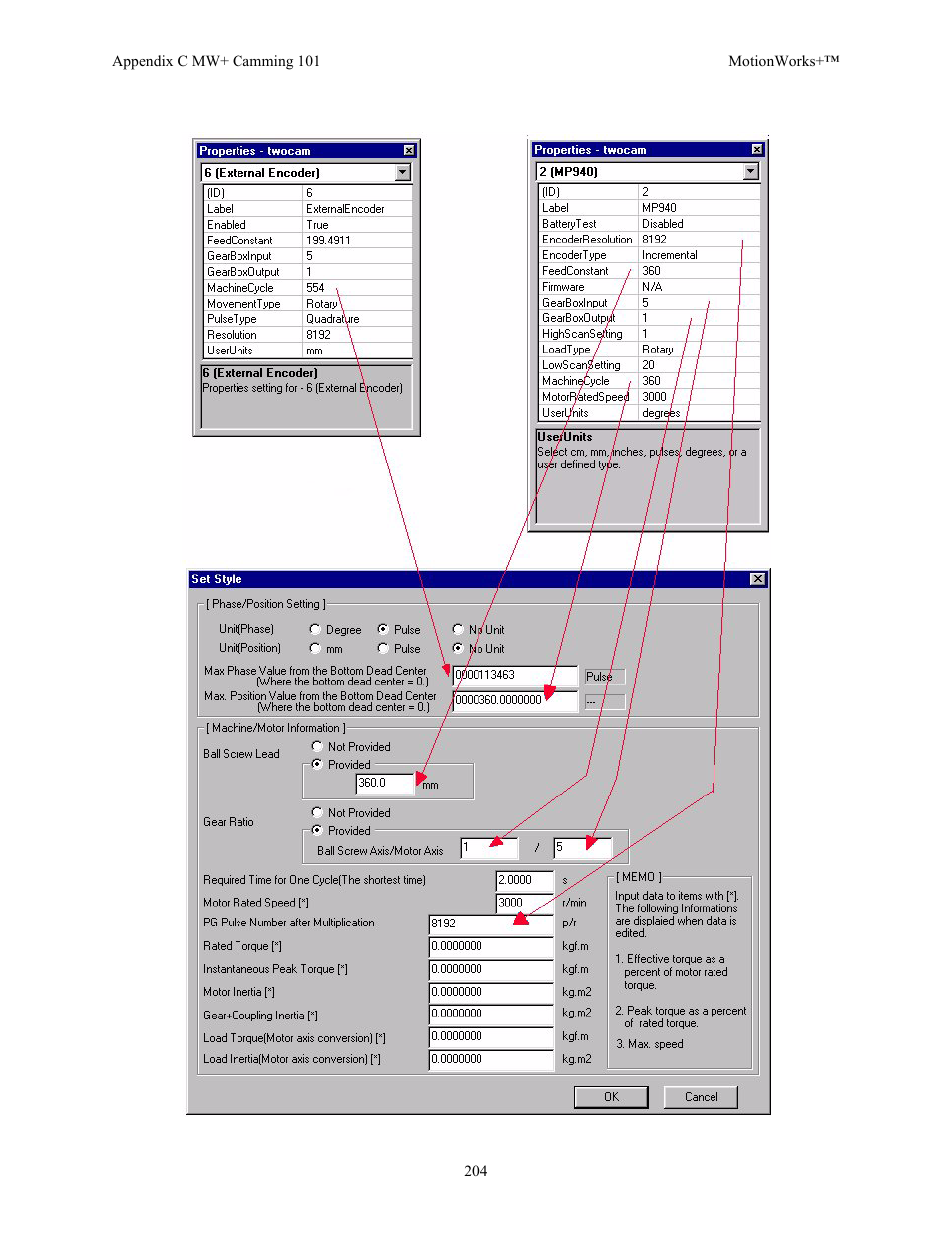 Yaskawa MotionWorks+ Windows Software User Manual | Page 210 / 235