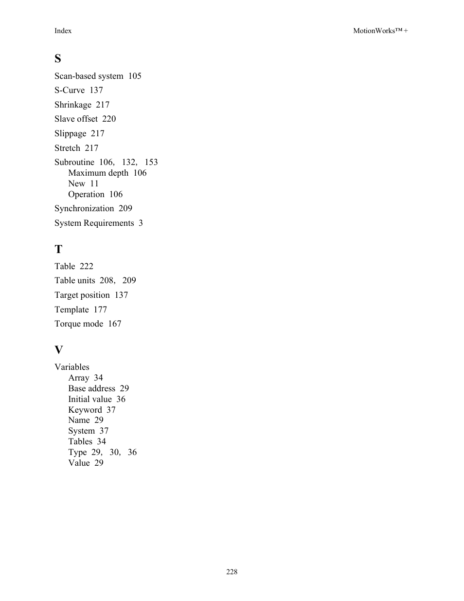 Yaskawa MotionWorks+ Windows Software User Manual | Page 234 / 235