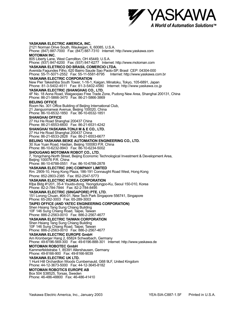 Yaskawa MotionWorks+ Windows Software User Manual | Page 235 / 235