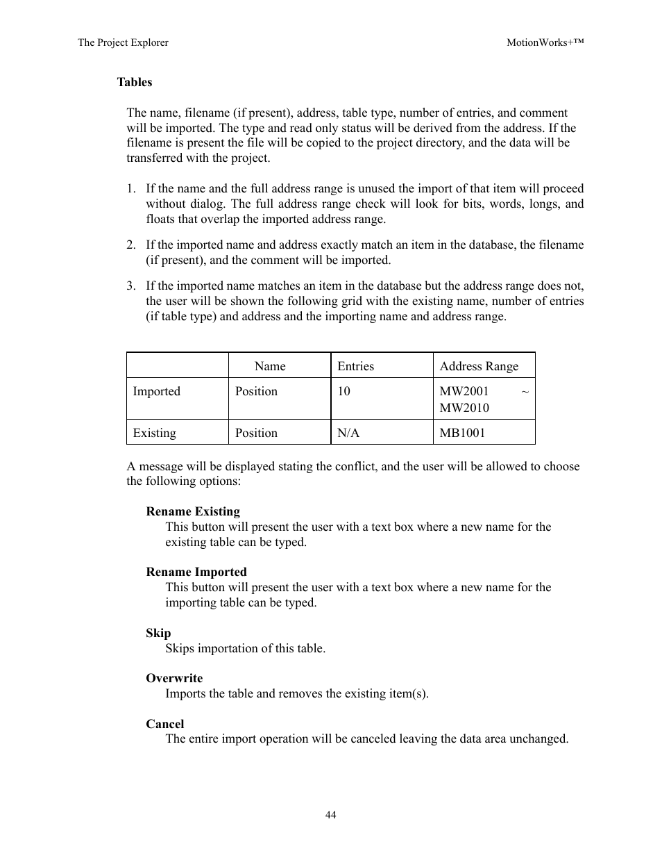 Yaskawa MotionWorks+ Windows Software User Manual | Page 50 / 235