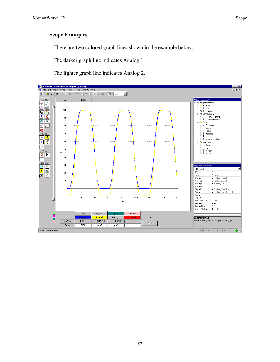 Yaskawa MotionWorks+ Windows Software User Manual | Page 63 / 235