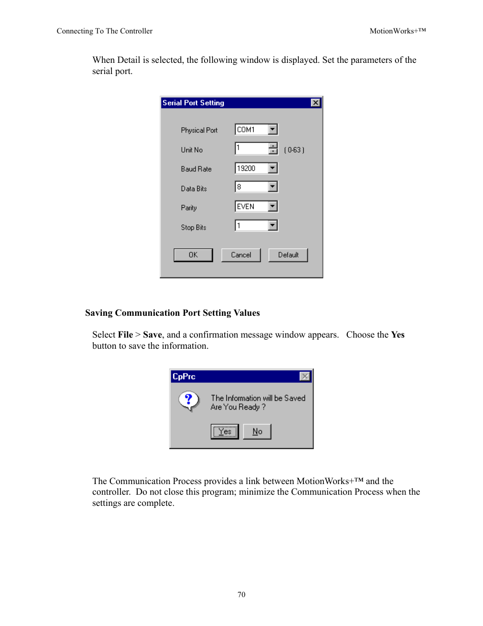 Yaskawa MotionWorks+ Windows Software User Manual | Page 76 / 235