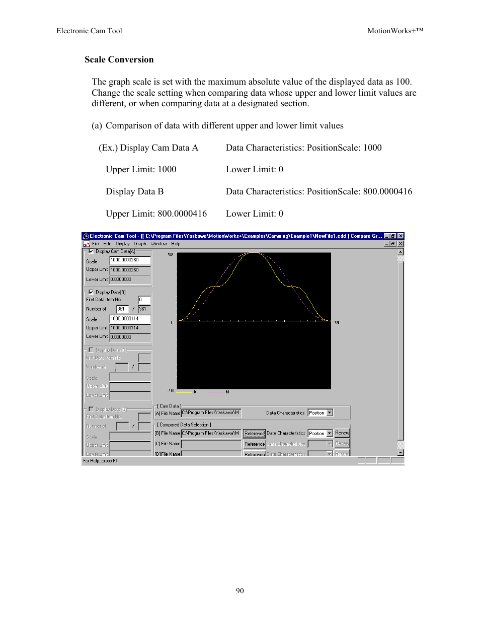 Yaskawa MotionWorks+ Windows Software User Manual | Page 96 / 235