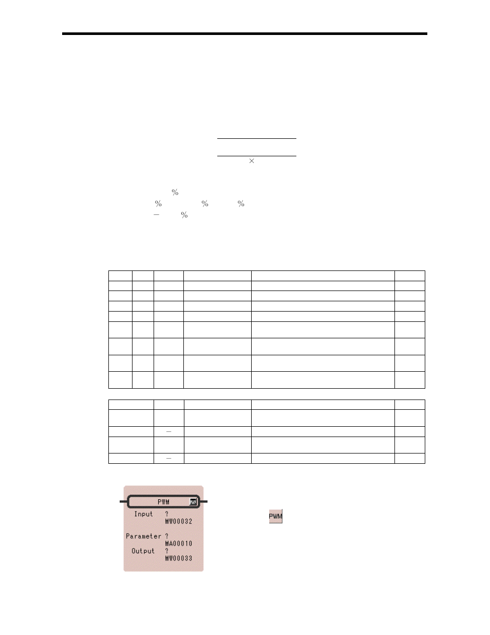 13 pulse width modulation instruction (pwm) | Yaskawa Ladder Works Programming Manual User Manual | Page 156 / 220