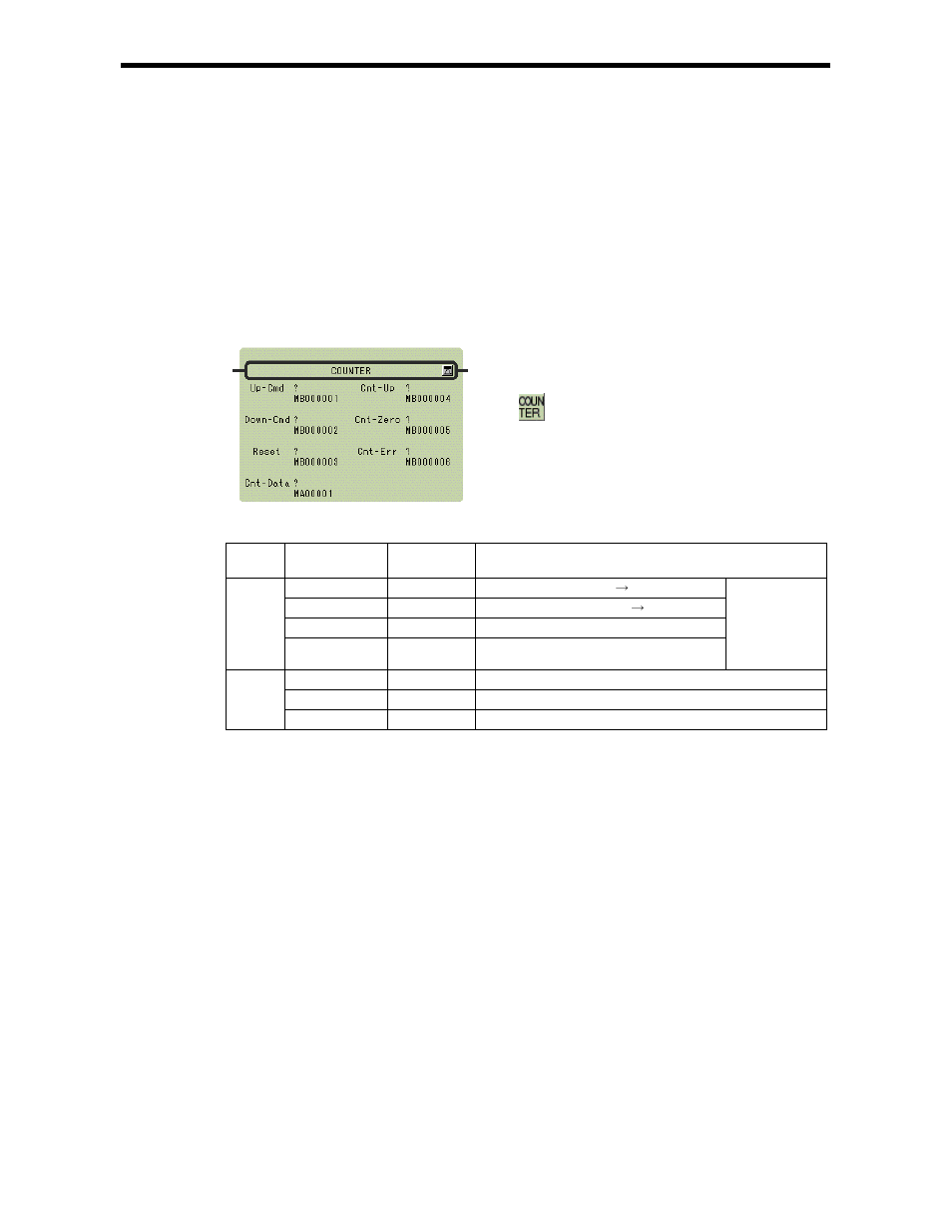 1 counter function (counter) | Yaskawa Ladder Works Programming Manual User Manual | Page 177 / 220