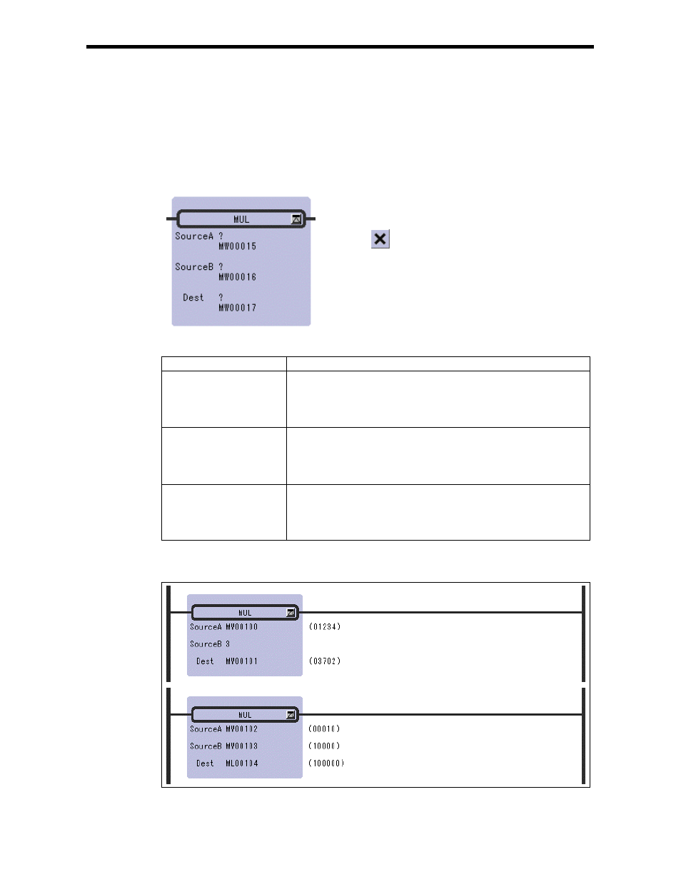 6 multiplication instruction (mul) | Yaskawa Ladder Works Programming Manual User Manual | Page 27 / 220