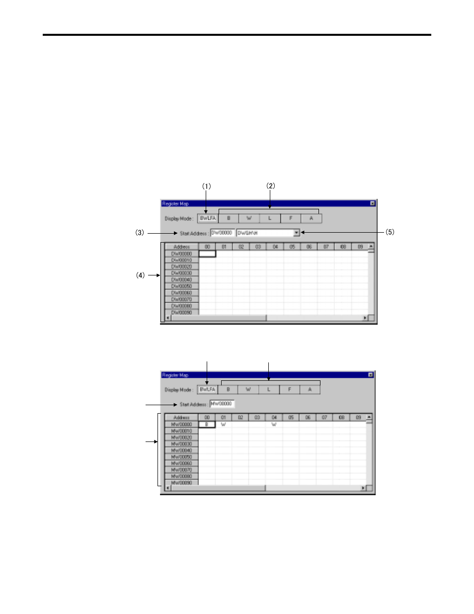 3 register map, 1 register map | Yaskawa Ladder Works Operation Manual User Manual | Page 128 / 183