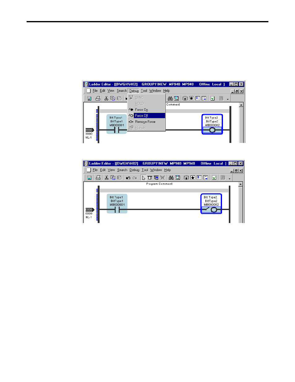 3 set disable off | Yaskawa Ladder Works Operation Manual User Manual | Page 145 / 183