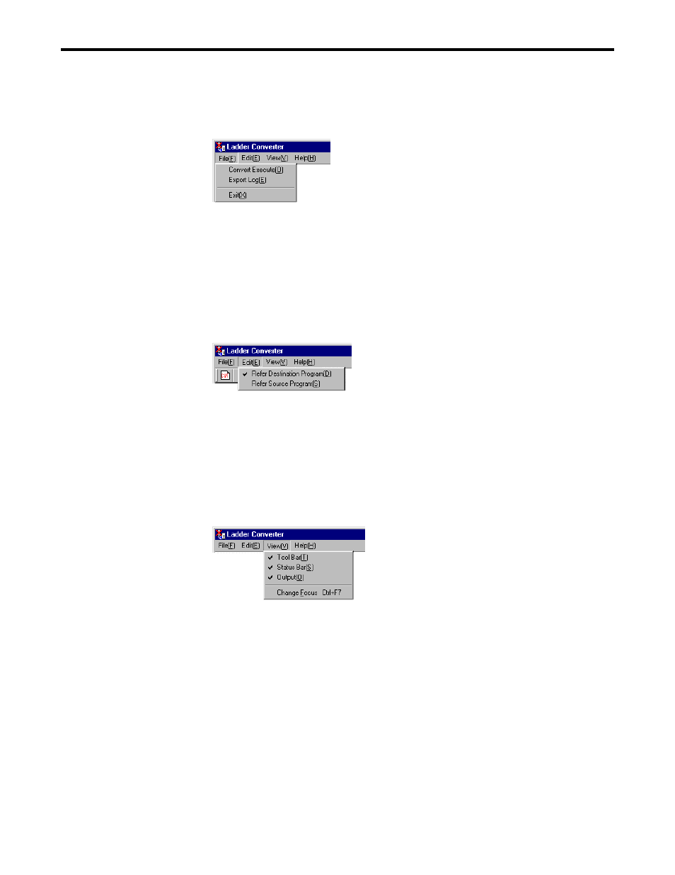 3 menu | Yaskawa Ladder Works Operation Manual User Manual | Page 172 / 183