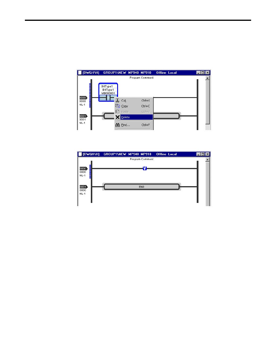 3 delete instruction | Yaskawa Ladder Works Operation Manual User Manual | Page 39 / 183