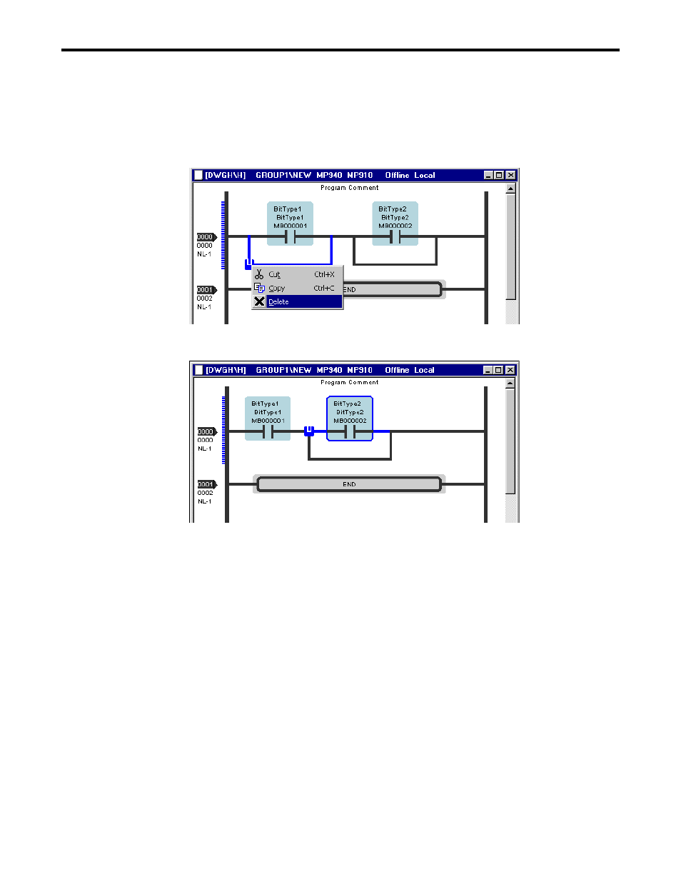 4 delete branch | Yaskawa Ladder Works Operation Manual User Manual | Page 40 / 183