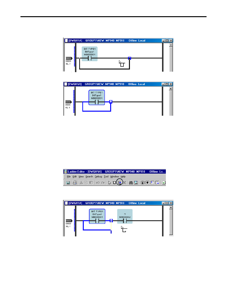 3 edit branch | Yaskawa Ladder Works Operation Manual User Manual | Page 42 / 183