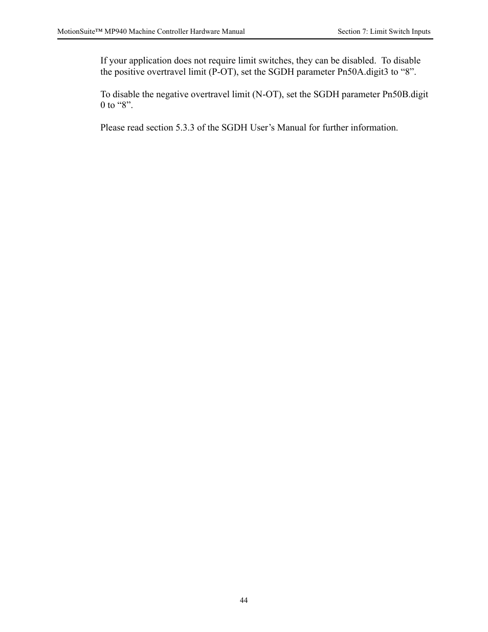 Yaskawa MP940 Hardware Manual User Manual | Page 47 / 72