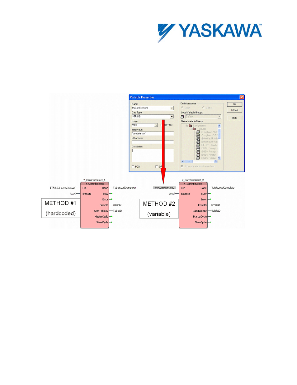 Example 1 | Yaskawa MotionWorks IEC User Manual | Page 203 / 396