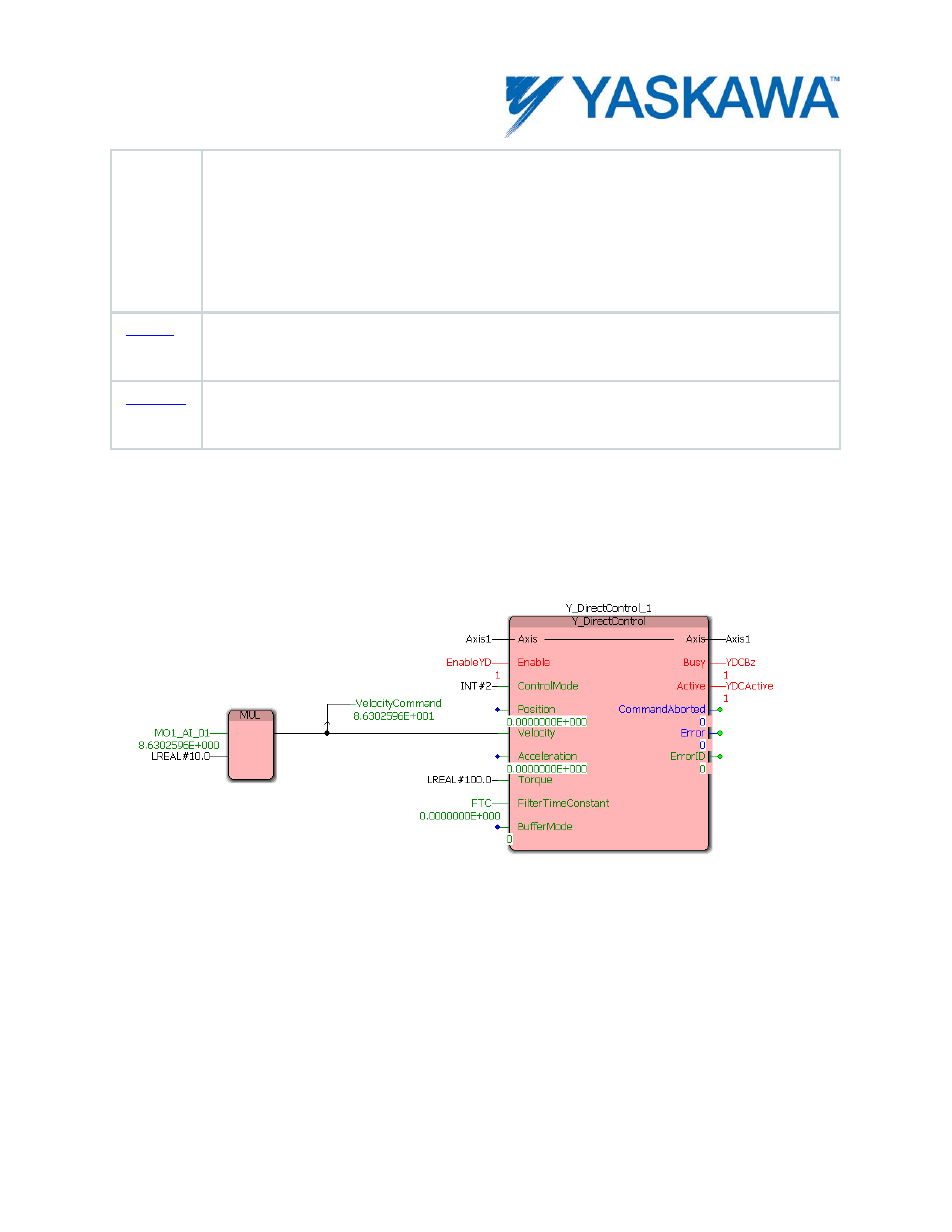 Example 1 | Yaskawa MotionWorks IEC User Manual | Page 244 / 396