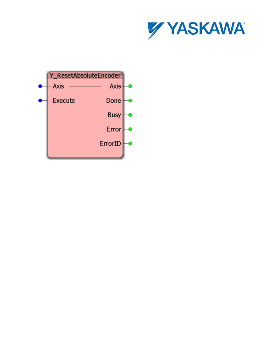 Y_resetabsoluteencoder | Yaskawa MotionWorks IEC User Manual | Page 276 / 396