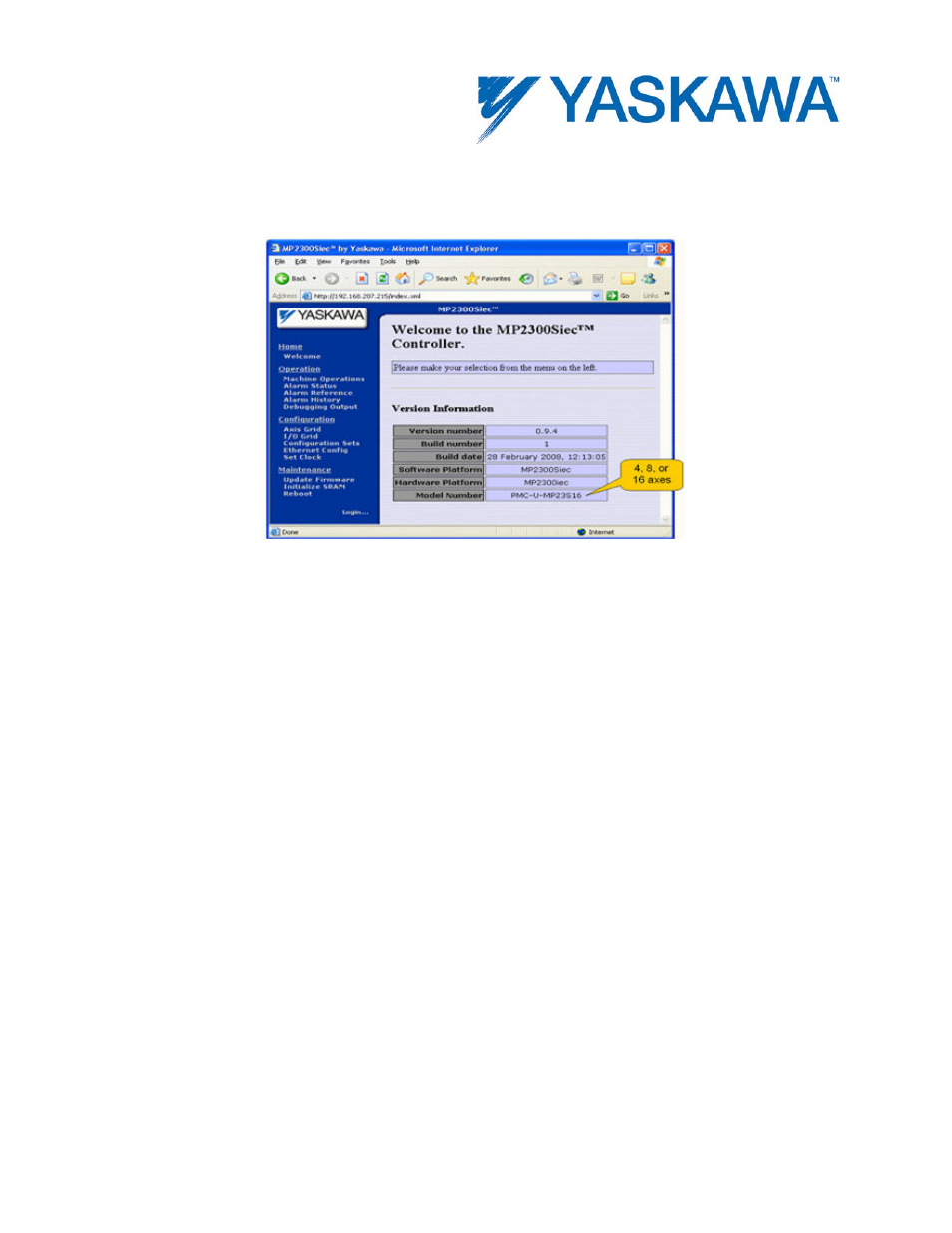 Alarm status | Yaskawa MotionWorks IEC Hardware User Manual | Page 101 / 165