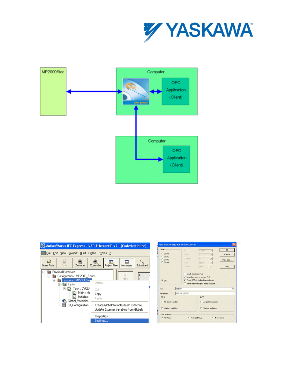 6 opc server | Yaskawa MotionWorks IEC Hardware User Manual | Page 80 / 165