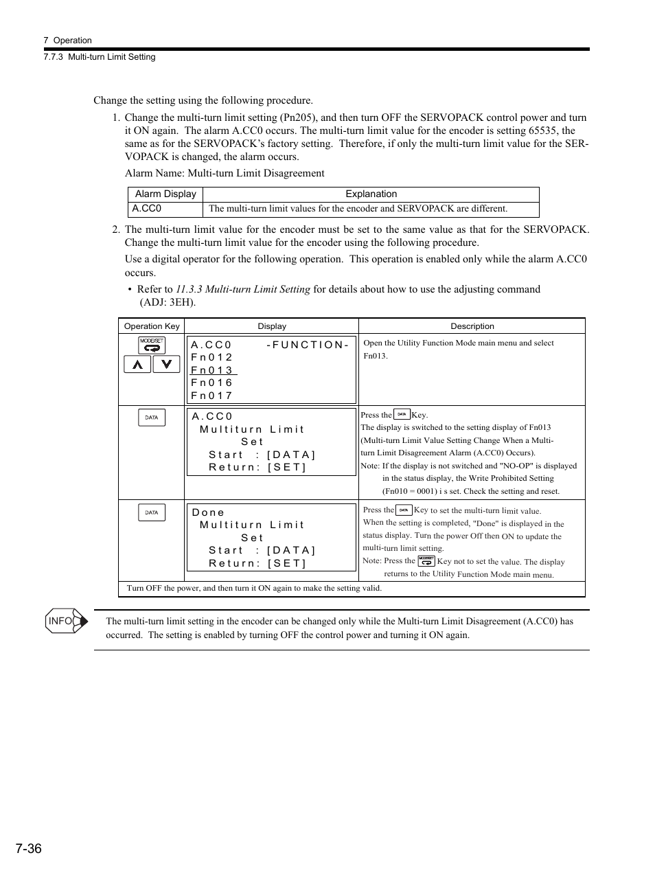 Yaskawa SGDS Sigma III Servo Amplifier User Manual | Page 225 / 374