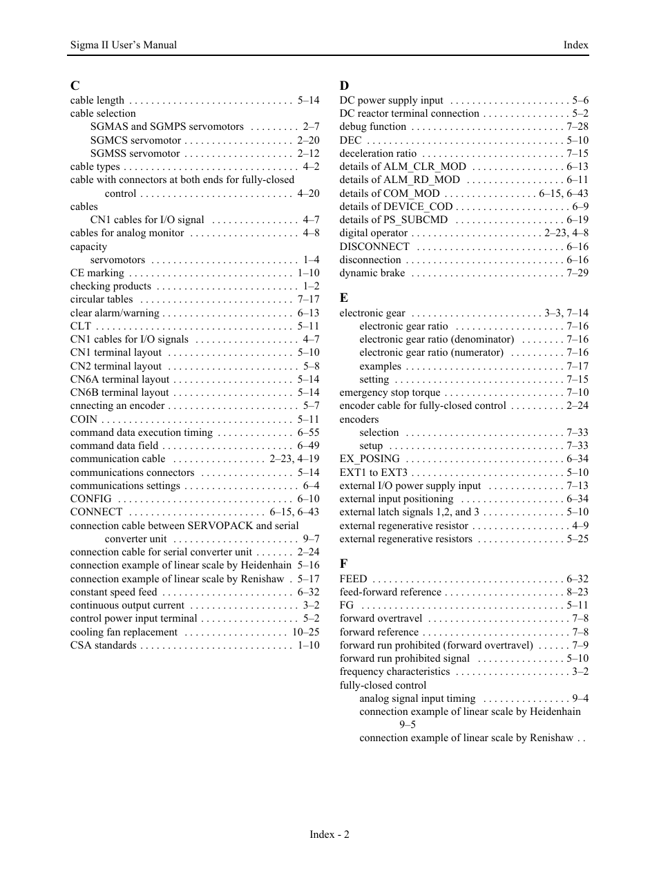 Yaskawa SGDS Sigma III Servo Amplifier User Manual | Page 367 / 374