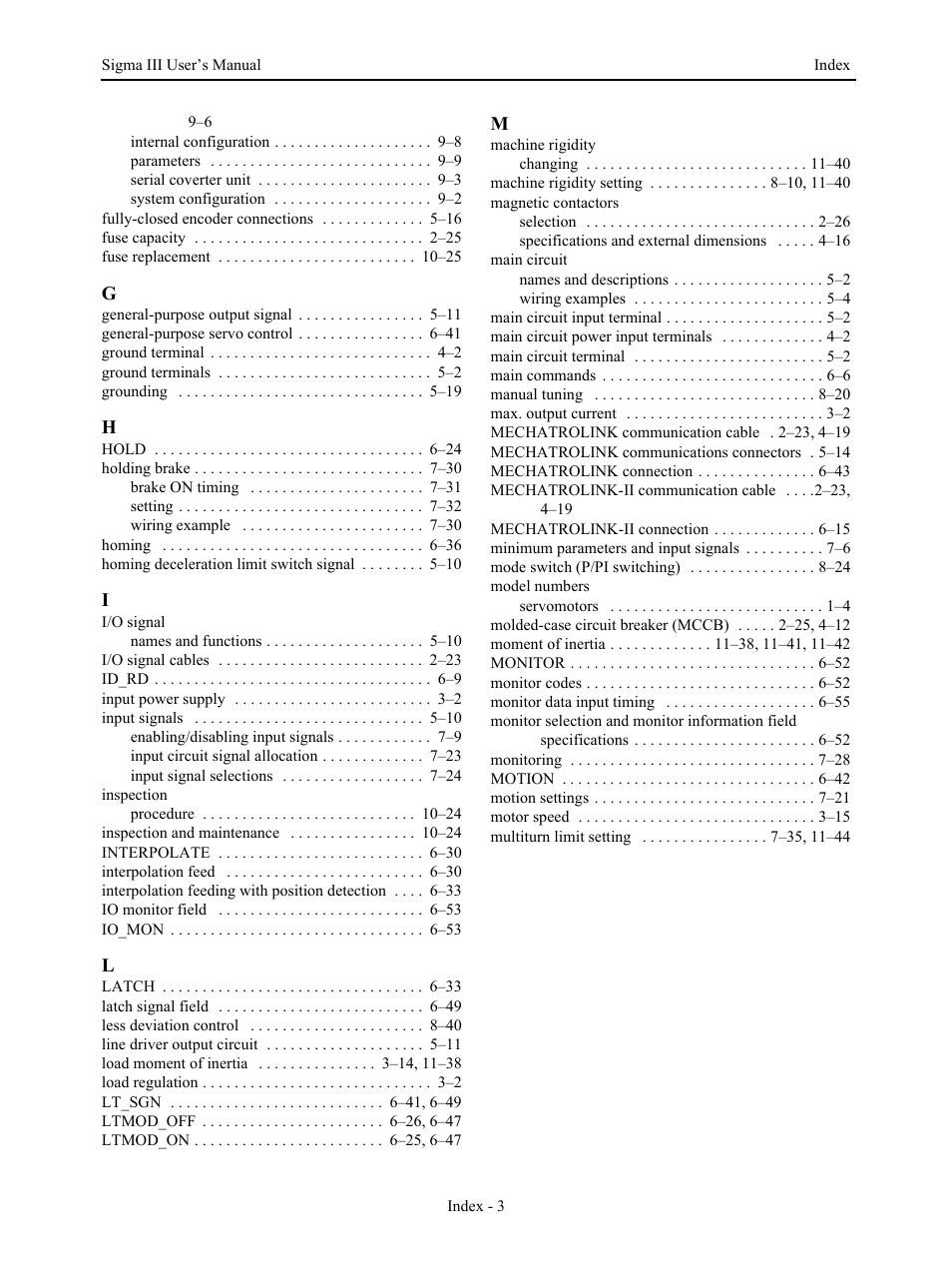 Yaskawa SGDS Sigma III Servo Amplifier User Manual | Page 368 / 374