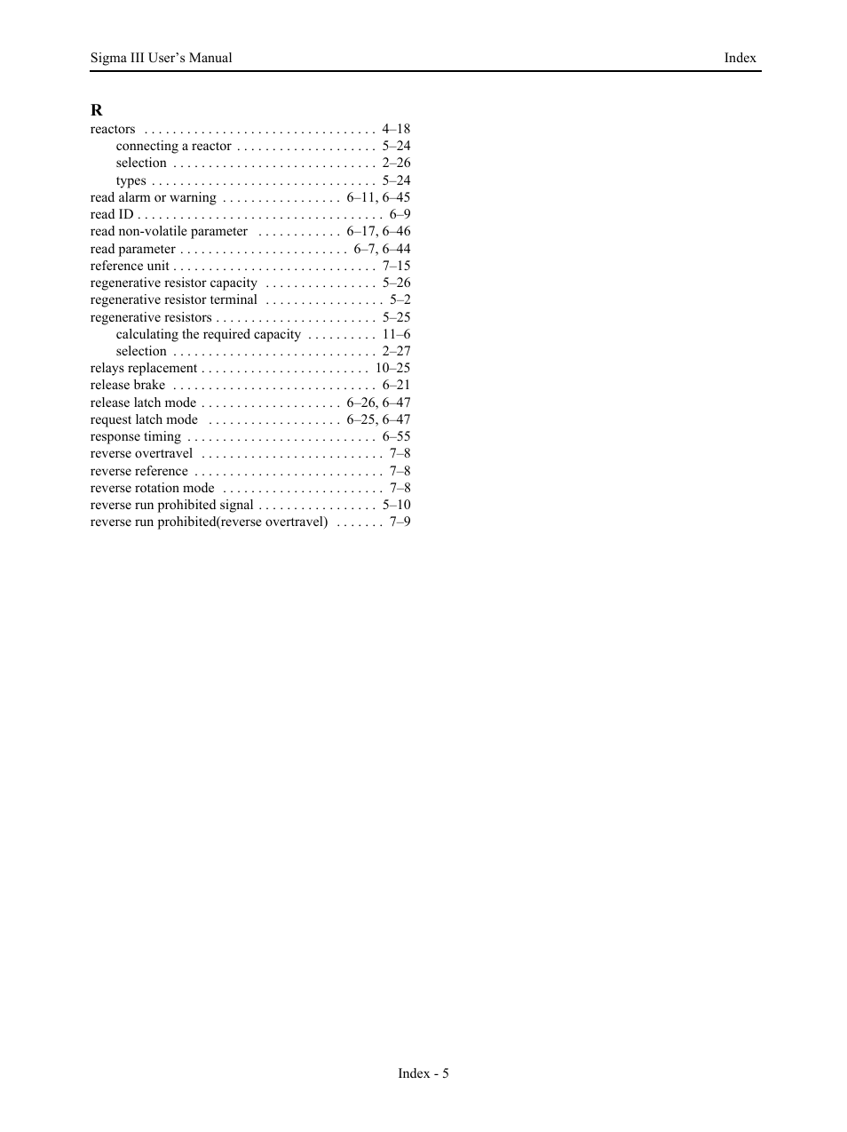 Yaskawa SGDS Sigma III Servo Amplifier User Manual | Page 370 / 374
